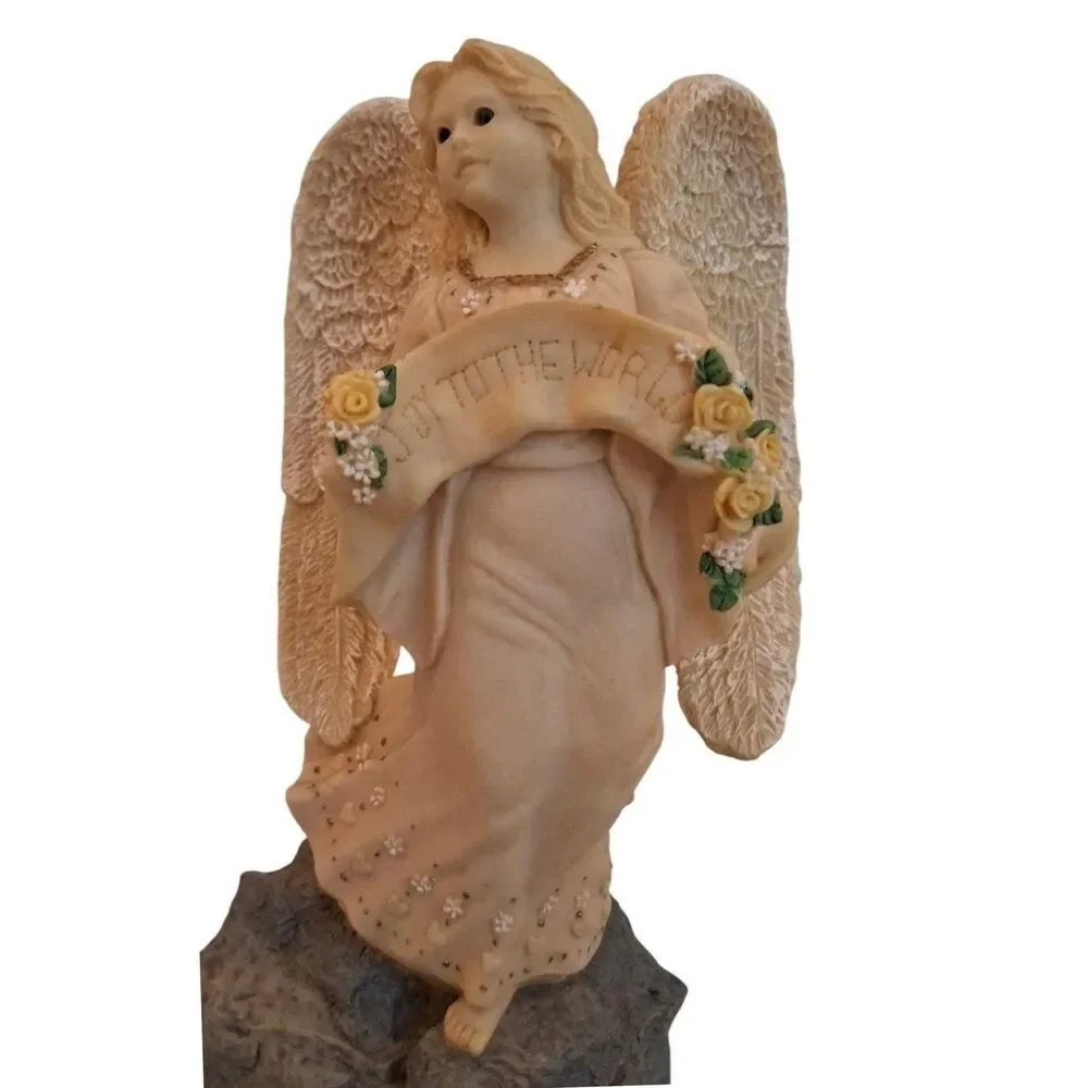 United Design Angels Collection Joy to the World Figurine AA-016 Cream 1992 USA